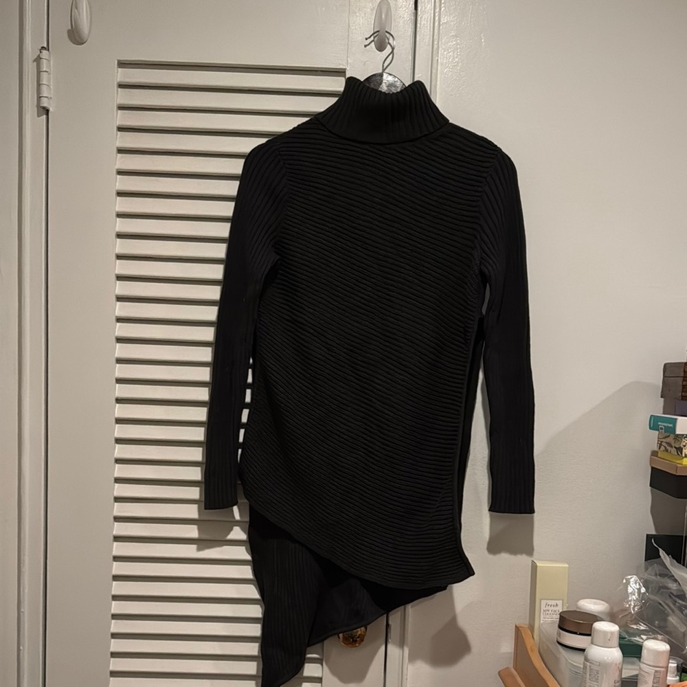 Express dark grey Turtleneck Sweater tunic